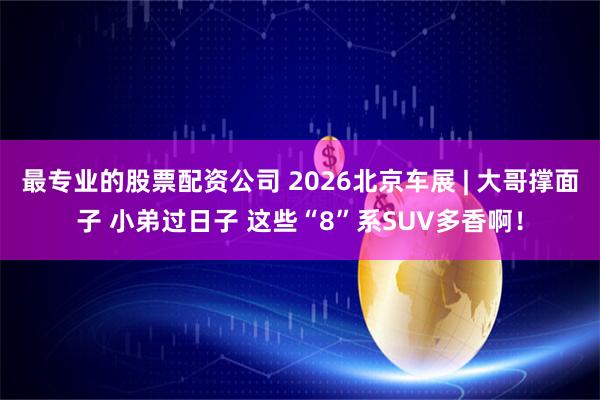 最专业的股票配资公司 2026北京车展 | 大哥撑面子 小弟过日子 这些“8”系SUV多香啊！